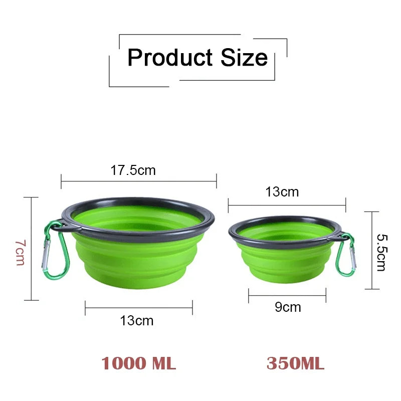 Portable Silicone Dog Feeder