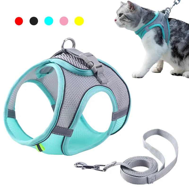 Cat Harness Leash Set