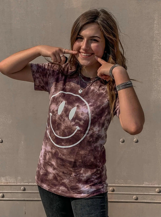 All Smiles Tie Dye Tee